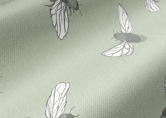 Busy Bee, Spring Green - Twist&Fit Roller Blind - Image 4